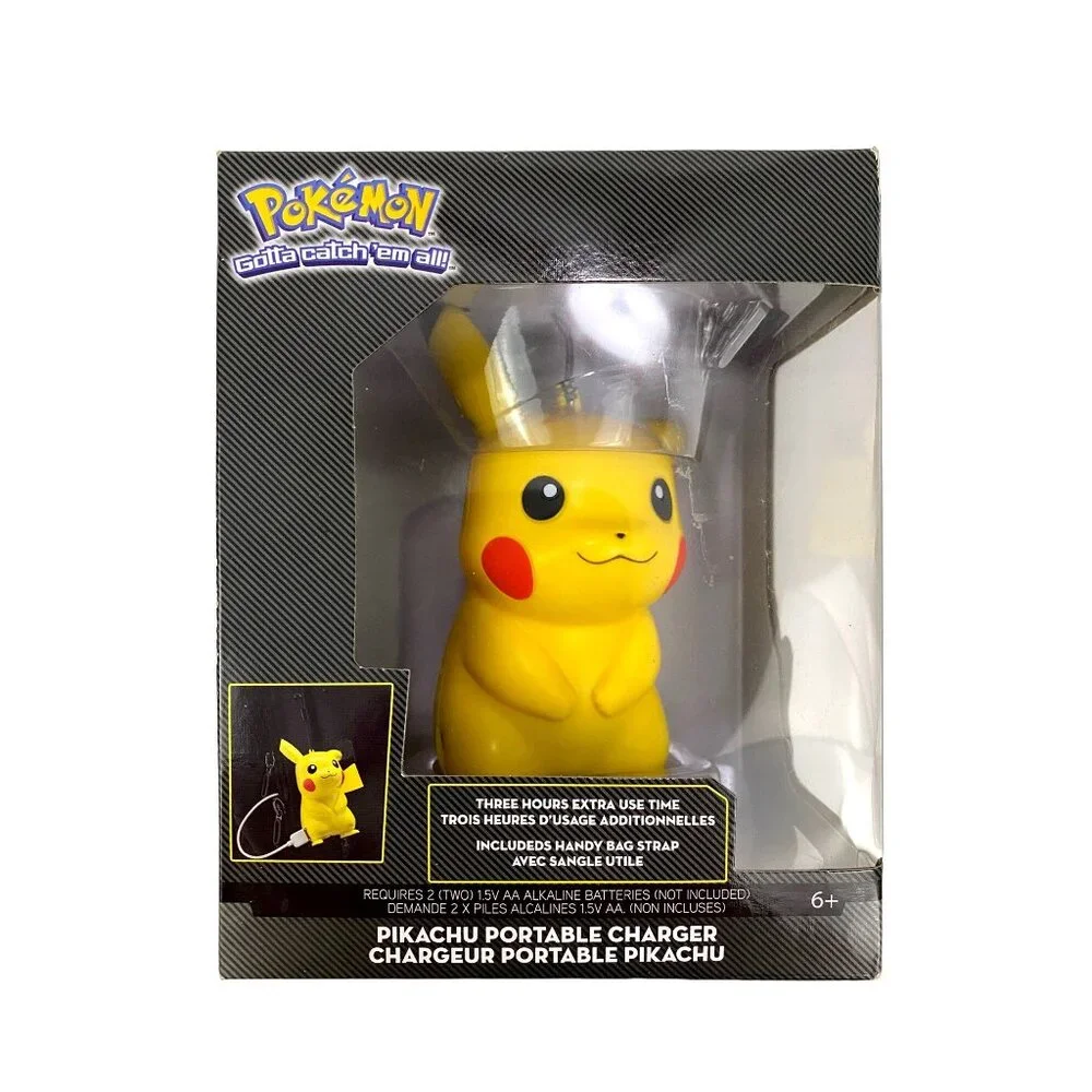 Pokemon Pikachu Universal USB Portable Phone Charger Gift ThinkGeek Battery Pack
